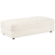 Furniture City Houma - Coaster - Emberson Upholstered Rectangular Storage Ottoman Ivory - 508855