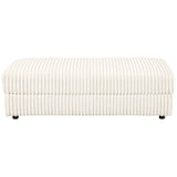 Emberson Upholstered Rectangular Storage Ottoman Ivory
