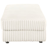 Emberson Upholstered Rectangular Storage Ottoman Ivory