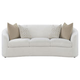 Rainn 3-piece Boucle Upholstered Sloped Arm Sofa Set Latte