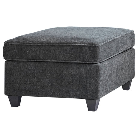 Furniture City Houma - Coaster - Mccord Rectangular Upholstered Ottoman Dark Grey - 509348