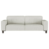 Deerhurst 3-piece Upholstered Track Arm Sofa Set Greige