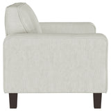 Deerhurst Upholstered Track Arm Tufted Loveseat Greige