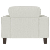 Deerhurst Upholstered Track Arm Tufted Accent Chair Greige