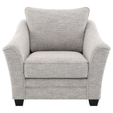 Tomkins 3-piece Boucle Upholstered Sofa Set Light Grey