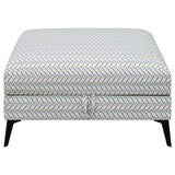 Clint Square Upholstered Tufted Storage Ottoman Aloe