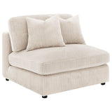Furniture City Houma - Coaster - Blaine Upholstered Armless Chair Sand - 509897
