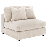 Blaine Upholstered Reversible Chaise Sectional Sofa Sand