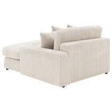 Blaine Upholstered Reversible Chaise Sectional Sofa Sand