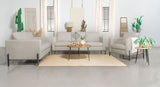 Tilly Upholstered Track Arm Sofa Oatmeal