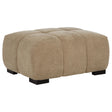 Furniture City Houma - Coaster - Octavia Upholstered Rectangular Ottoman Camel - 509964
