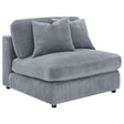 Furniture City Houma - Coaster - Blaine Upholstered Armless Chair Fog - 509997