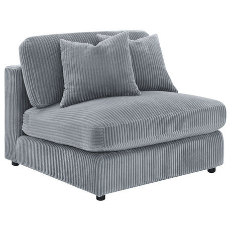 Furniture City Houma - Coaster - Blaine Upholstered Armless Chair Fog - 509997