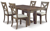 Moriville - Rectangular Dining Room Extension Table - Grayish Brown