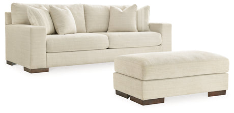 Furniture City Houma - Ashley Furniture - Maggie Sofa and Ottoman - Sofa and Ottoman - 52003U5