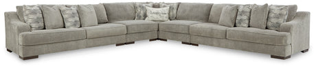 Furniture City Houma - Ashley Furniture - Bayless 5-Piece Sectional - LAF 5-Piece Sectional / Smoke - 52304S3