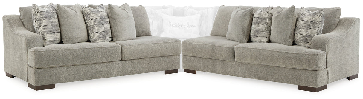 Furniture City Houma - Ashley Furniture - Bayless 2-Piece Sectional - 2-Piece Sectional / Smoke - 52304U1
