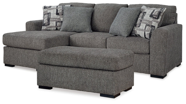 Furniture City Houma - Ashley Furniture - Gardiner Sofa Chaise and Ottoman - Sofa Chaise and Ottoman - 52404U1