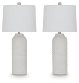 Vauville - Poly Table Lamp (Set of 2) - White