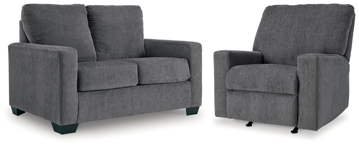 Furniture City Houma - Ashley Furniture - Rannis Twin Sofa Sleeper and Recliner - Twin Sofa Sleeper and Recliner - 53602U2