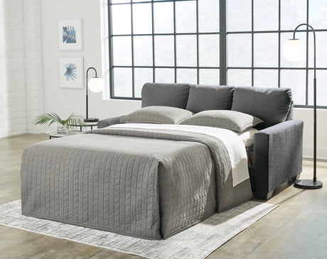 Furniture City Houma - Ashley Furniture - Rannis Full Sofa Sleeper - Full Sofa Sleeper / Pewter - 5360236