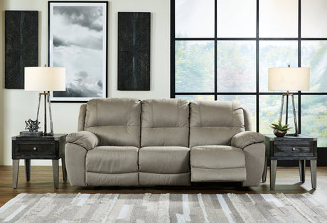 Furniture City Houma - Ashley Furniture - Next-Gen Gaucho Power Reclining Sofa - Reclining Power Sofa / Putty - 5420387