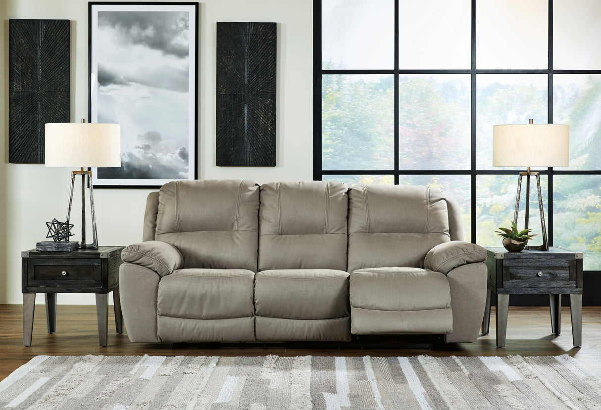 Furniture City Houma - Ashley Furniture - Next-Gen Gaucho Living Room - Reclining Power Sofa / Putty - 5420387
