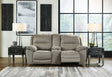 Furniture City Houma - Ashley Furniture - Next-Gen Gaucho Power Reclining Loveseat with Console - DBL REC PWR Loveseat w/Console / Putty - 5420396