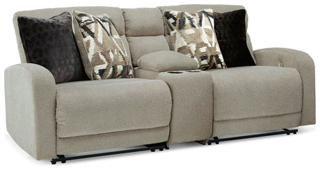 Furniture City Houma - Ashley Furniture - Colleyville 3-Piece Power Reclining Sectional - 3-Piece Power Reclining Sectional / Stone - 54405S1