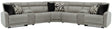 Furniture City Houma - Ashley Furniture - Colleyville 7-Piece Power Reclining Sectional - 7-Piece Power Reclining Sectional / Stone - 54405S10