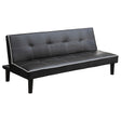 Furniture City Houma - Coaster - Katrina Upholstered Tufted Convertible Sofa Bed Black - 550044