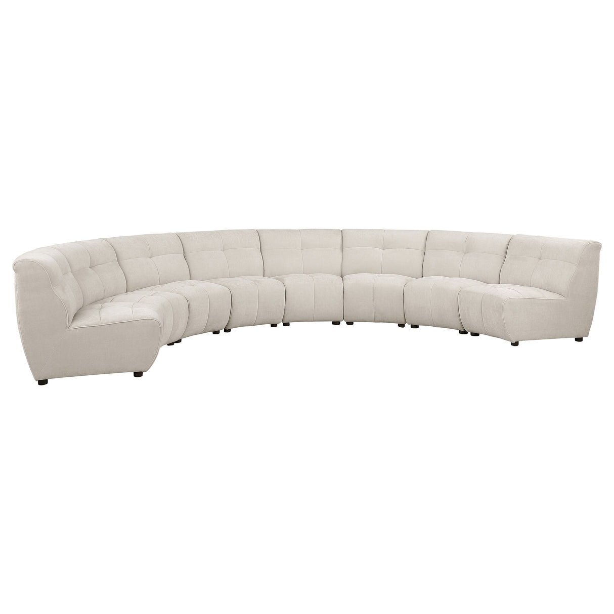 Furniture City Houma - Coaster - Charlotte 8-piece Upholstered Modular Sectional Sofa Ivory - 551300