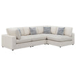 Furniture City Houma - Coaster - Serene 4-piece Upholstered Modular Sectional Sofa Beige - 551321-SETA