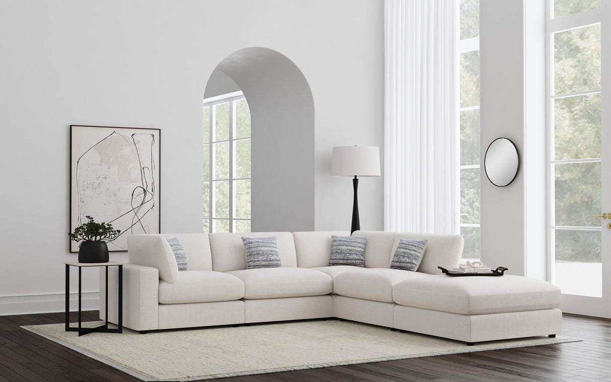 Furniture City Houma - Coaster - Serene 5-piece Upholstered Modular Sectional Sofa Beige - 551321-SETC