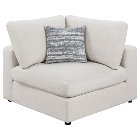 Furniture City Houma - Coaster - Serene Upholstered Corner Beige - 551322