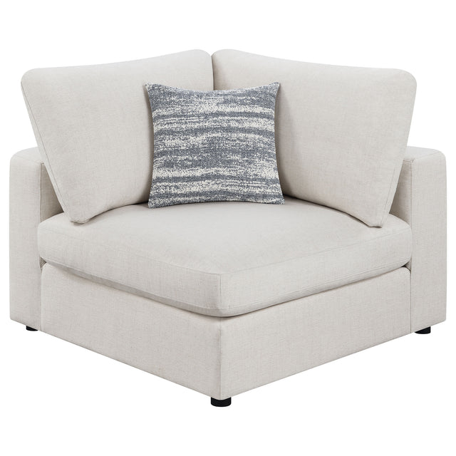 Furniture City Houma - Coaster - Serene Upholstered Corner Beige - 551322