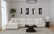 Furniture City Houma - Coaster - Lakeview 5-piece Upholstered Modular Sectional Sofa Ivory - 551461-SETB