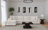 Furniture City Houma - Coaster - Lakeview 5-piece Upholstered Modular Sectional Sofa Ivory - 551461-SETB