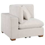 Lakeview 5-piece Upholstered Modular Sectional Sofa Ivory