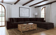 Furniture City Houma - Coaster - Lakeview 6-piece Upholstered Modular Sectional Chocolate - 551464-SET
