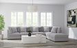 Furniture City Houma - Coaster - Cambria 6-piece Upholstered Modular Sectional Sofa Grey - 551511-SET