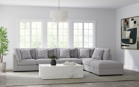 Furniture City Houma - Coaster - Cambria 6-piece Upholstered Modular Sectional Sofa Grey - 551511-SET