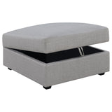 Cambria 6-piece Upholstered Modular Sectional Sofa Grey