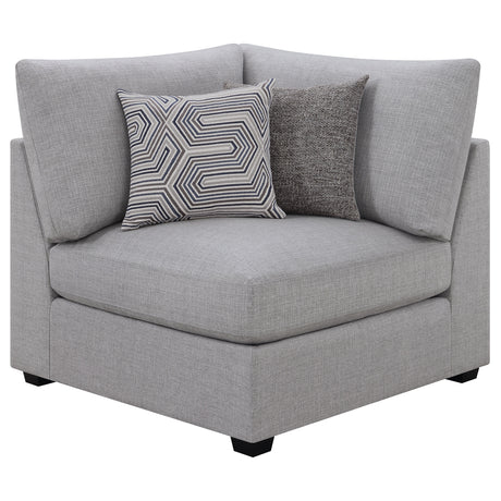 Furniture City Houma - Coaster - Cambria Upholstered Corner Grey - 551512