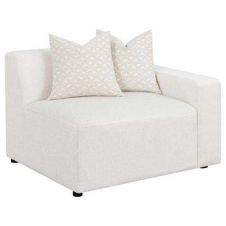 Furniture City Houma - Coaster - Freddie Upholstered RAF Chair Pearl - 551644RAF