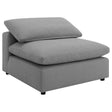 Furniture City Houma - Coaster - Raleigh Boucle Upholstered Armless Chair Grey - 551754