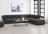 Furniture City Houma - Coaster - Sunny 6-piece Upholstered Modular Sectional Sofa Charcoal - 552081-SET