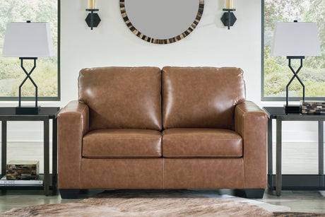 Furniture City Houma - Ashley Furniture - Bolsena Loveseat - Loveseat / Caramel - 5560335