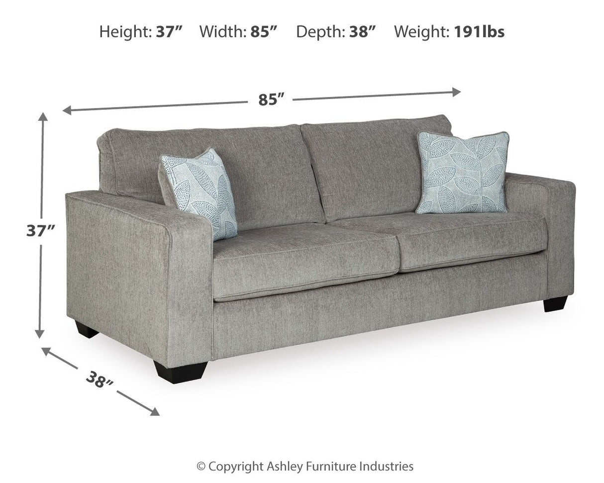 Altari - Queen Sofa Sleeper - Alloy