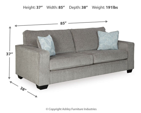 Altari - Queen Sofa Sleeper - Alloy